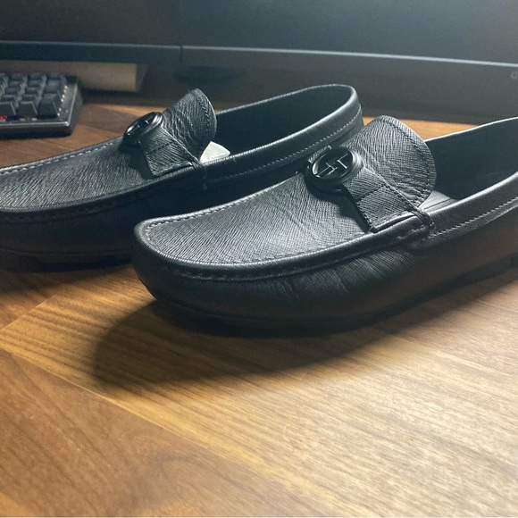 GIORGIO ARMANI LEATHER LOAFERS Size 7 Price Not Firm!!!